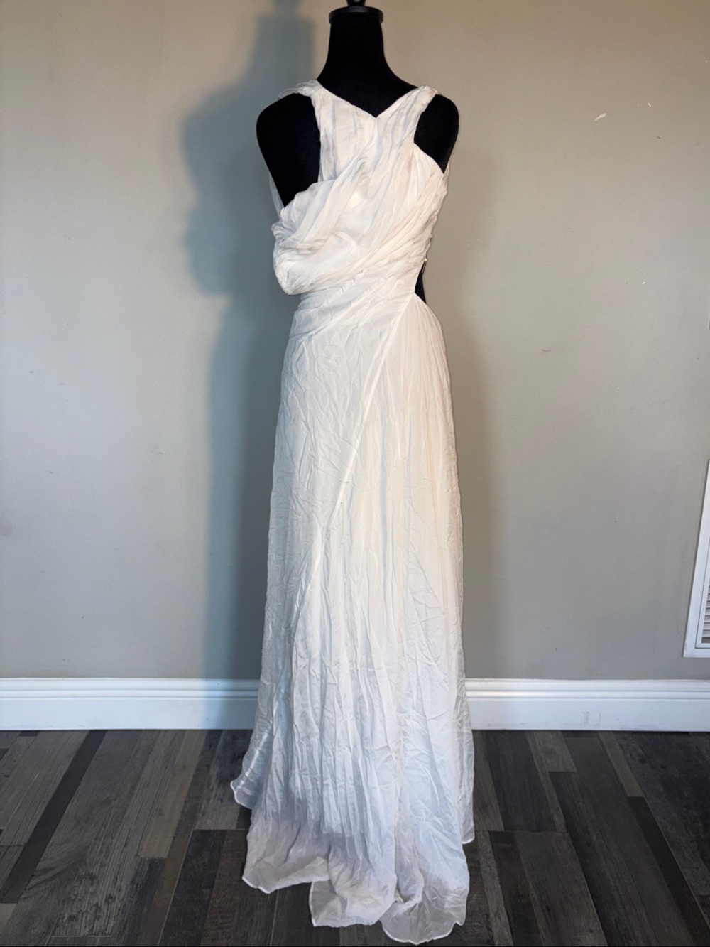 cult gaia White Draped Cutout Maxi Dress - Picture 5 of 8